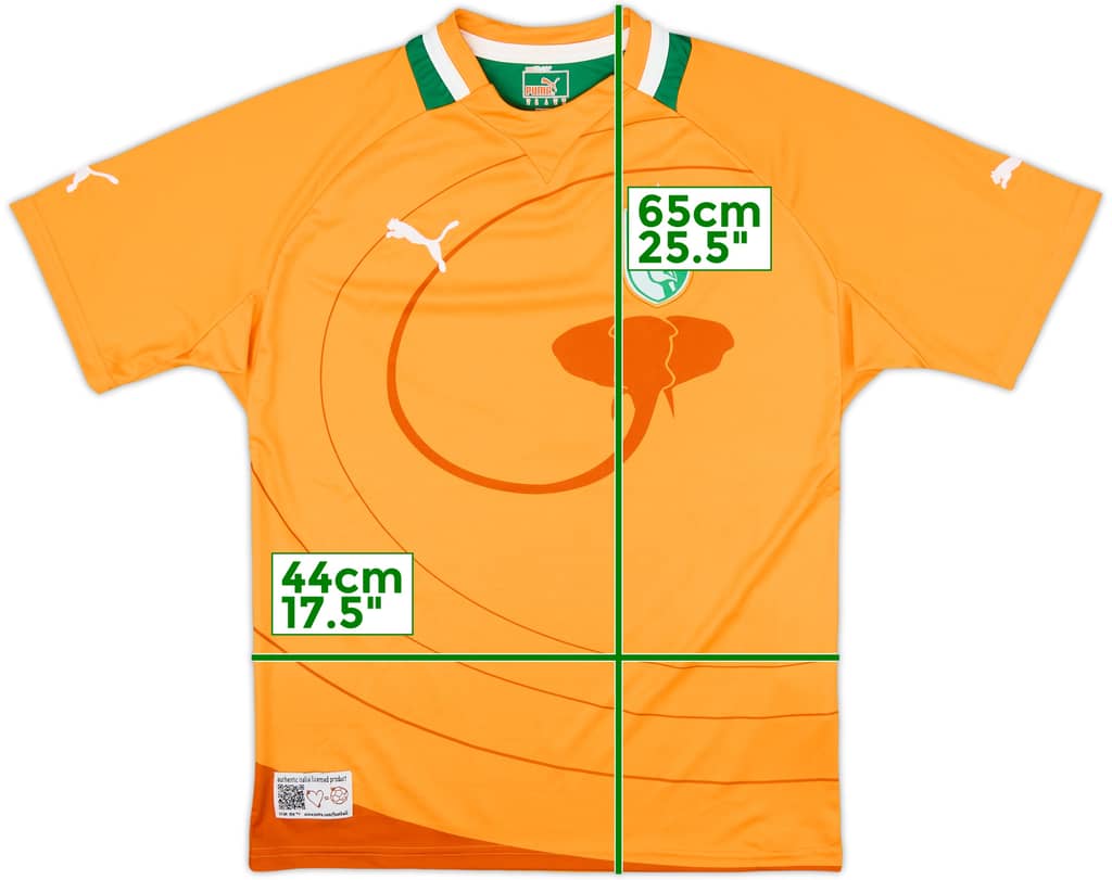 2011-13 Ivory Coast Home Shirt - 8/10 - (M)