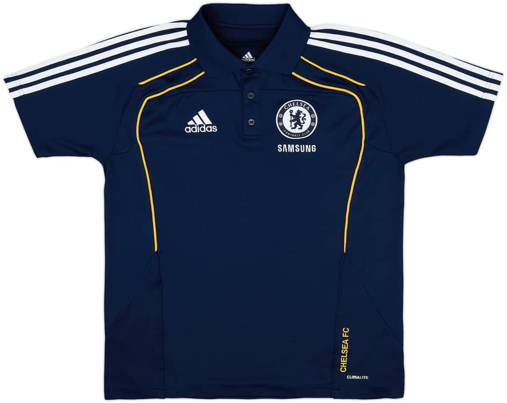 2010-11 Chelsea adidas Polo Shirt - 8/10 - (M)