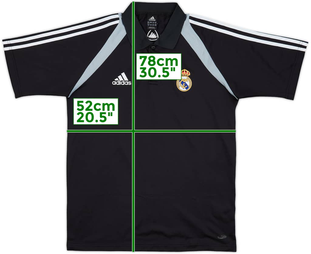2004-05 Real Madrid adidas Polo Shirt - 8/10 - (M)