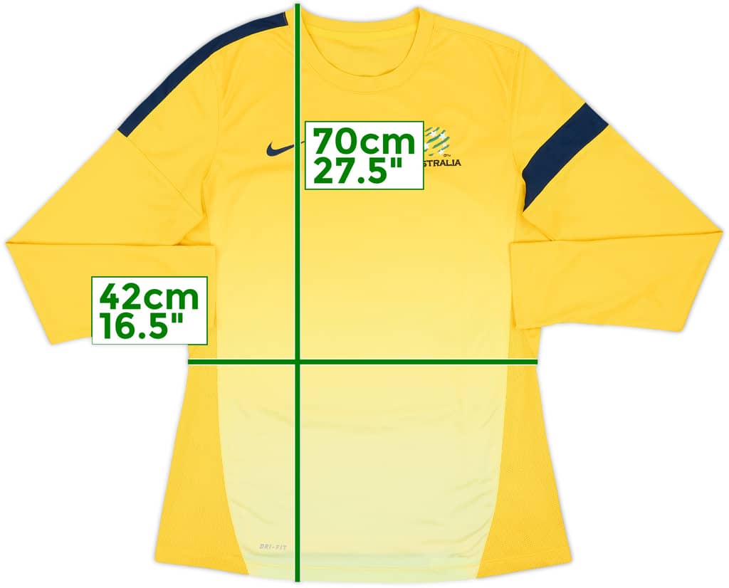2010-11 Australia Training L/S Shirt - 9/10 - (S)