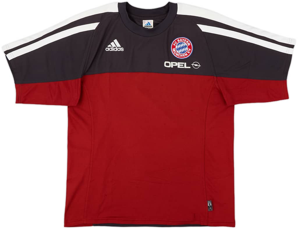2001-02 Bayern Munich adidas Cotton Tee - 7/10 - (M/L)