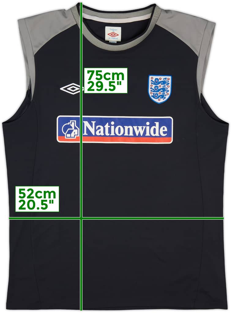 2010-11 England Umbro Training Vest - 7/10 - (XL)