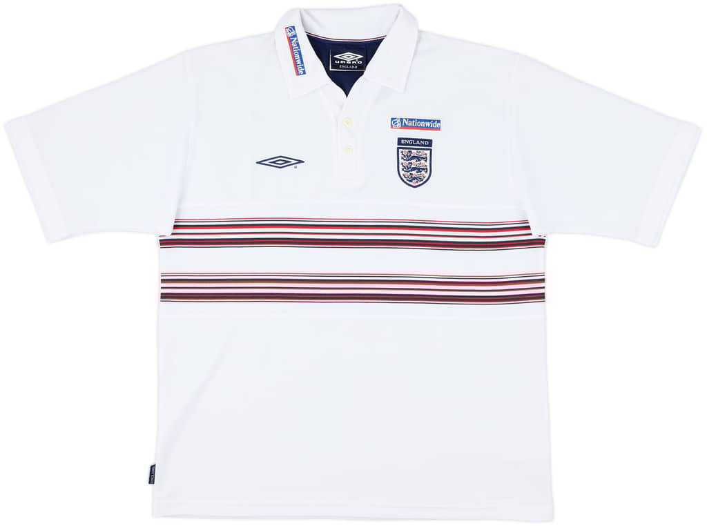 2004-05 England Umbro Polo Shirt - 9/10 - (L)