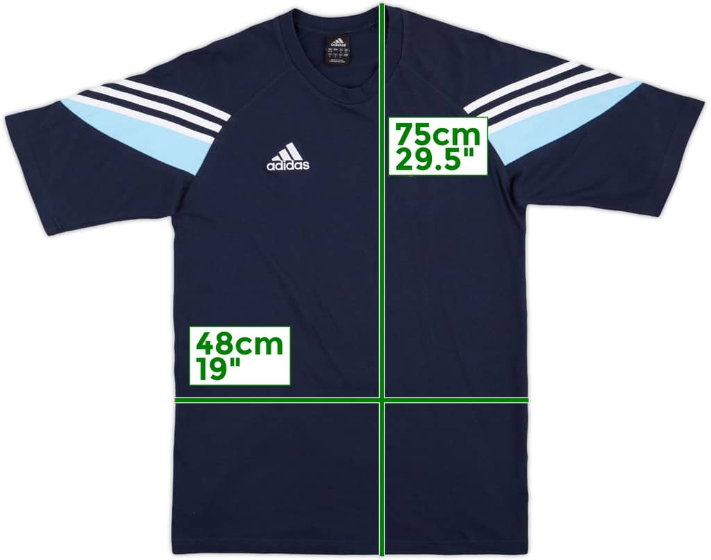2003-04 Real Madrid adidas Cotton Tee - 8/10 - (M)