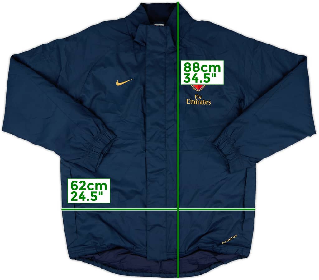 2007-08 Arsenal Nike Hooded Rain Jacket - 7/10 - (M)