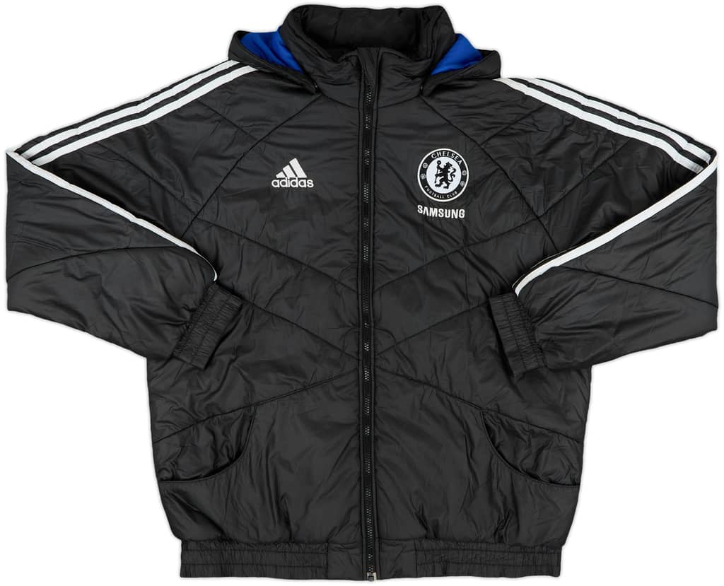 2008-09 Chelsea adidas Padded Bench Coat - 8/10 - (L)
