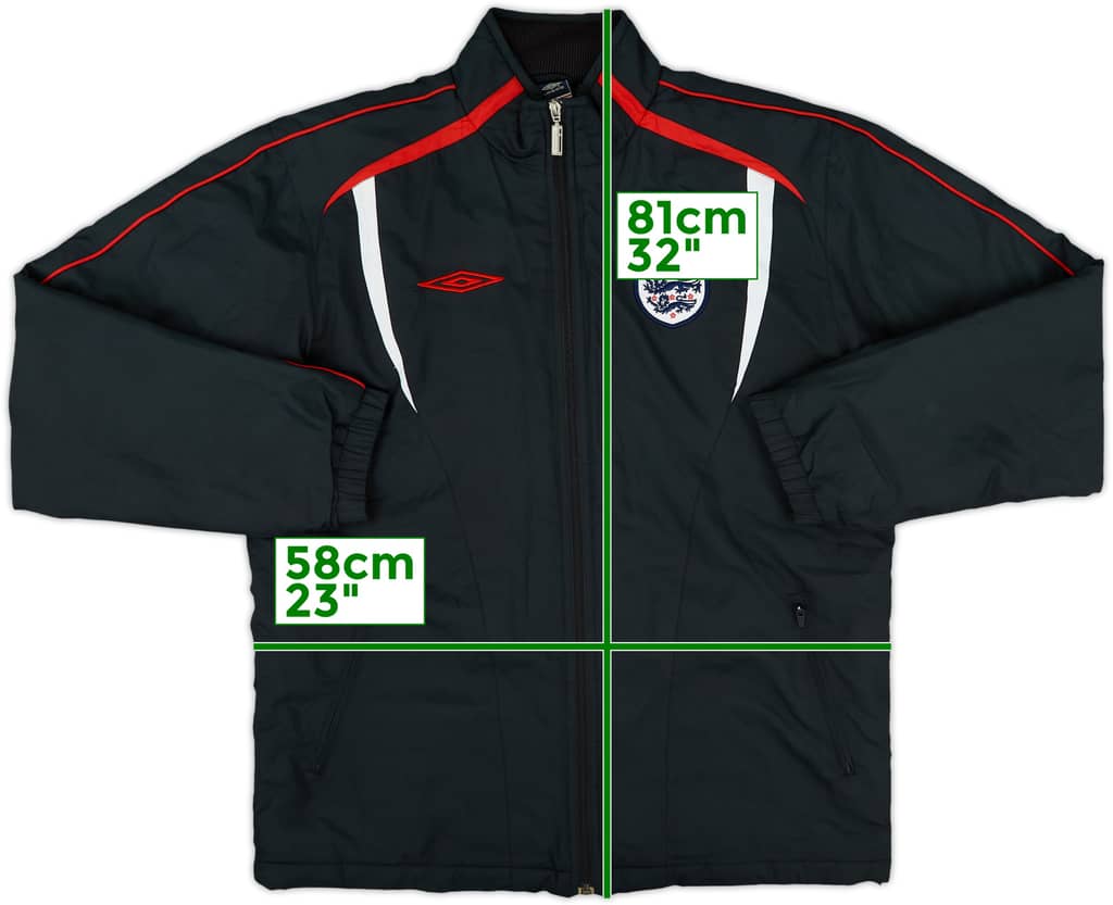 2007-09 England Umbro Padded Bench Coat - 8/10 - (M)