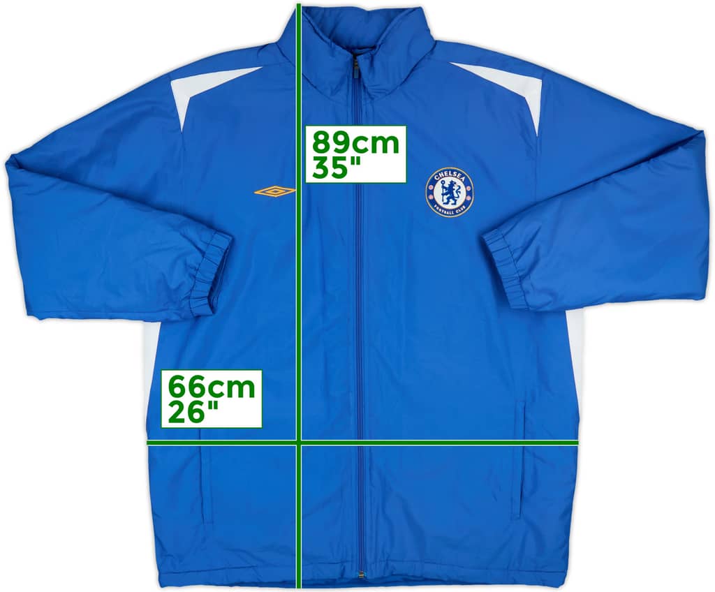 2005-06 Chelsea Umbro Padded Bench Coat - 8/10 - (L)