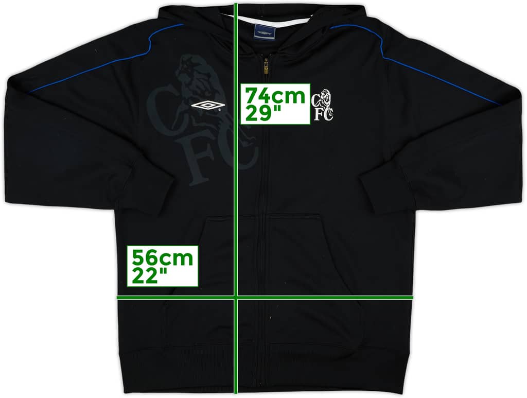 2002-03 Chelsea Umbro Hooded Track Jacket - 9/10 - (L)