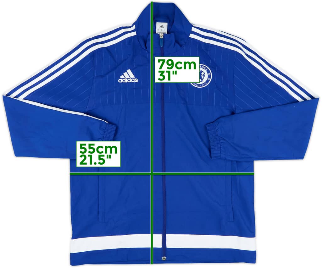2015-16 Chelsea adidas Track Jacket - 6/10 - (M)