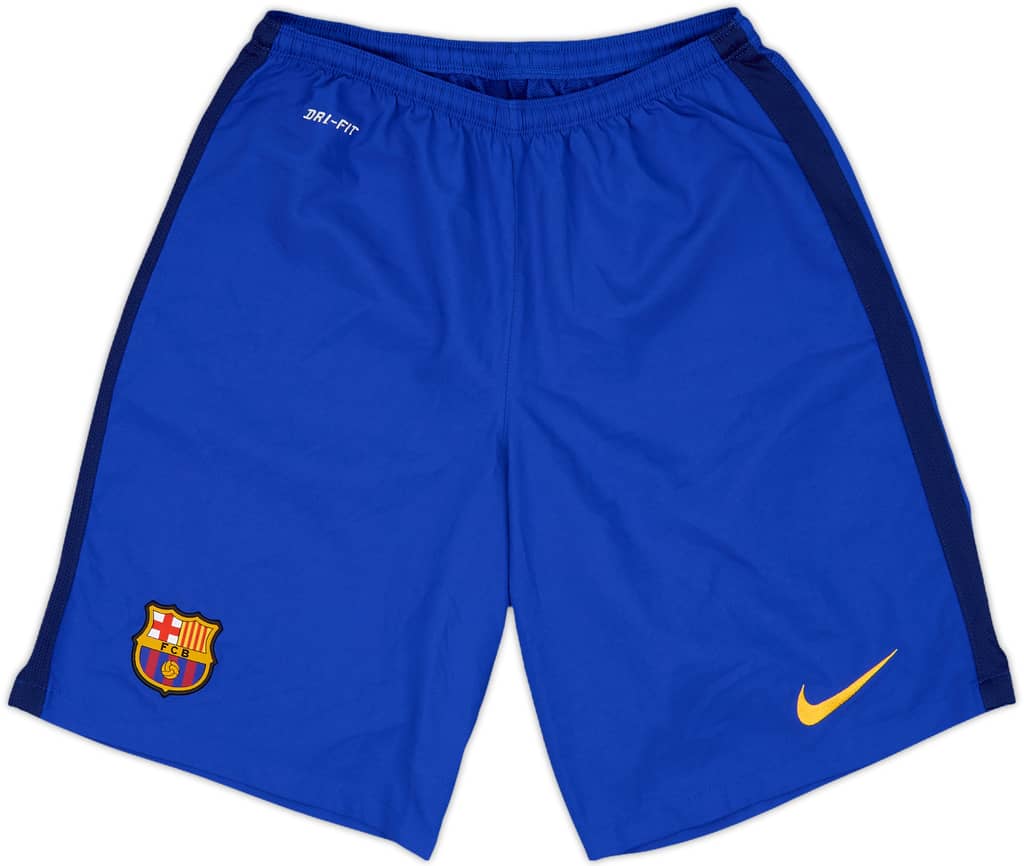 2015-16 Barcelona Away Shorts - 10/10 - (M)