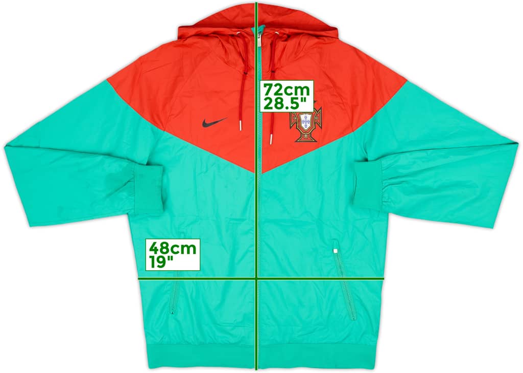 2018-19 Portugal Nike Hooded Track Jacket - 6/10 - (S)
