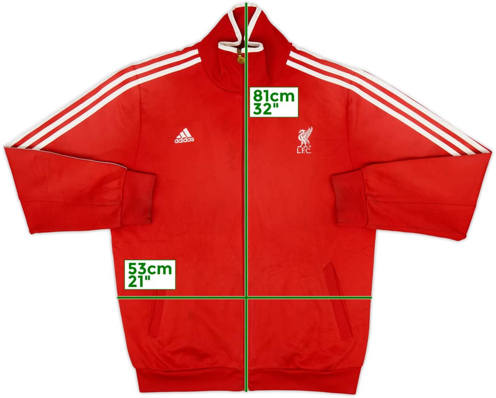 2010-11 Liverpool adidas Track Jacket - 6/10 - (XXL)