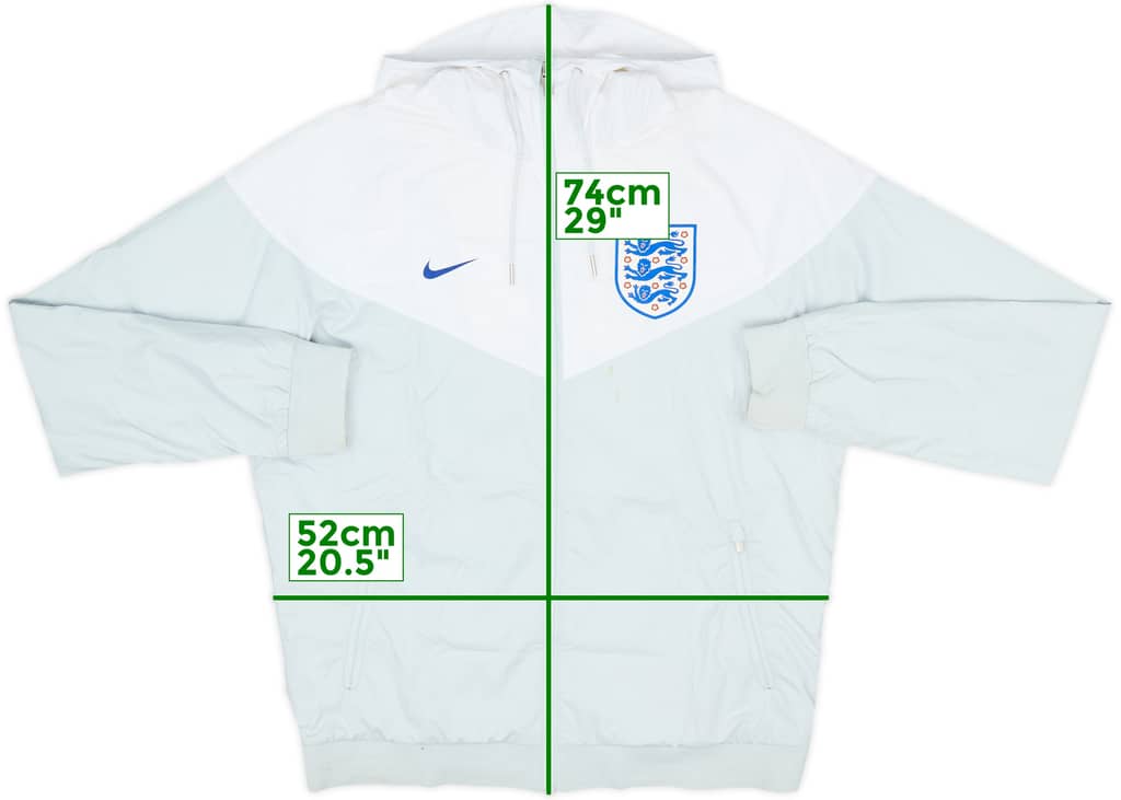 2018-19 England Nike Hooded Track Jacket - 6/10 - (M)