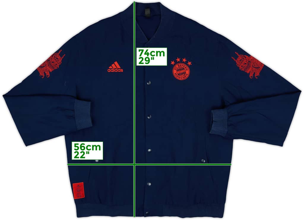 2019-20 Bayern Munich adidas Lunar New Year Track Jacket - 9/10 - (XXL)