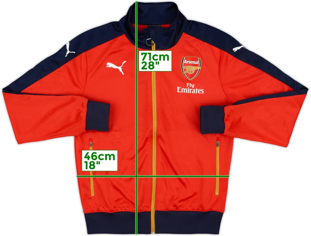 2015-16 Arsenal Puma Track Jacket - 9/10 - (S)