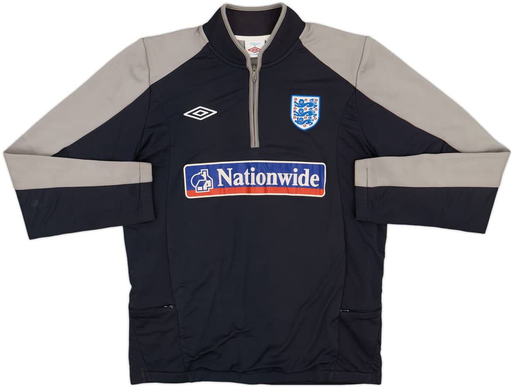 2009-10 England Umbro 1/4 Zip Training Top - 5/10 - (L)