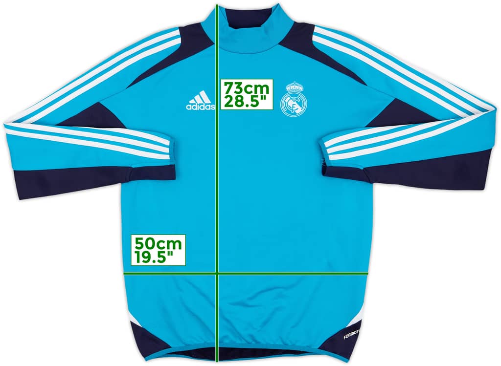 2012-13 Real Madrid adidas Drill Top - 9/10 - (S/M)