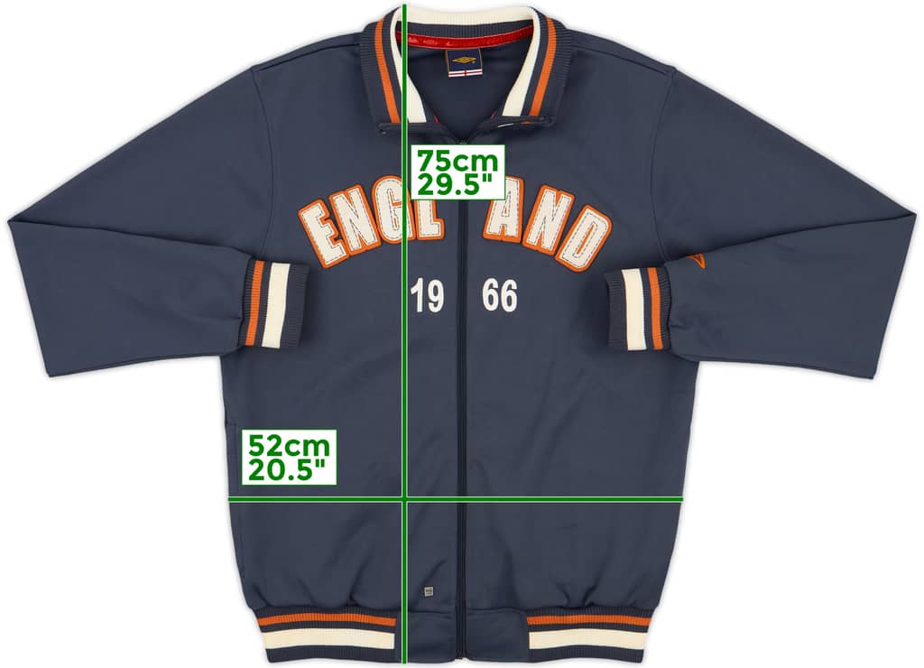 2007 England Umbro '1966' Track Jacket - 8/10 - (L)