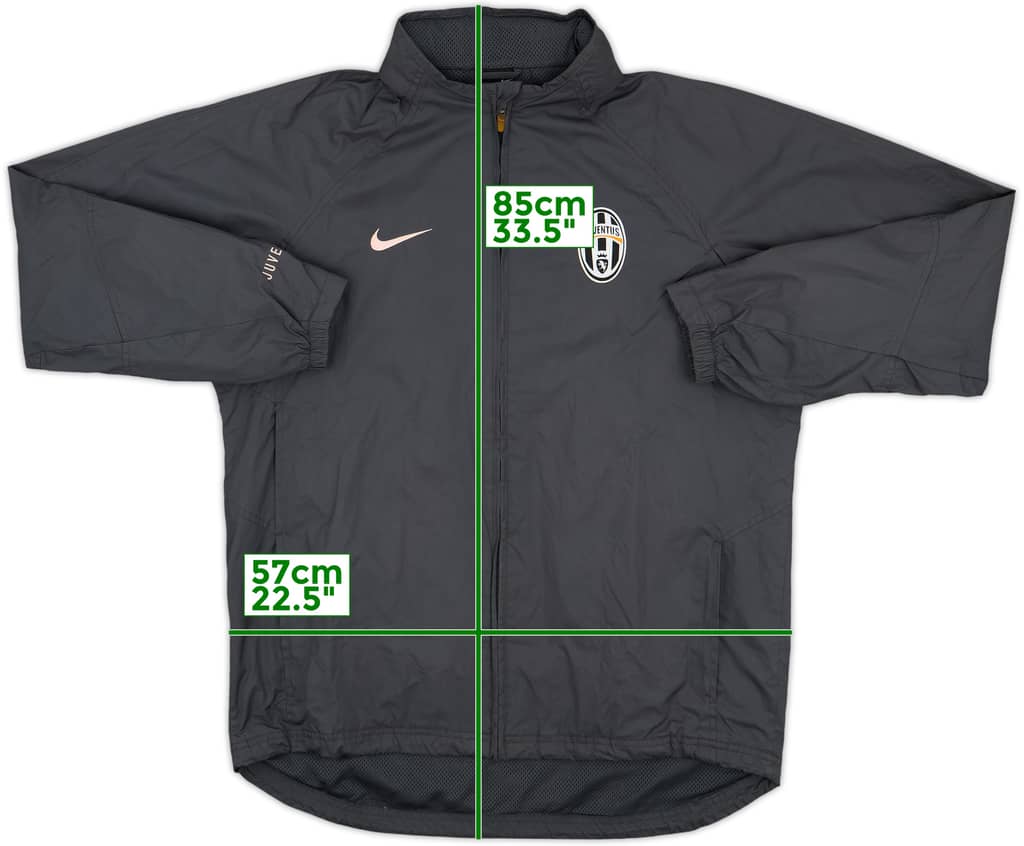 2004-05 Juventus Nike Hooded Rain Jacket - 9/10 - (M)