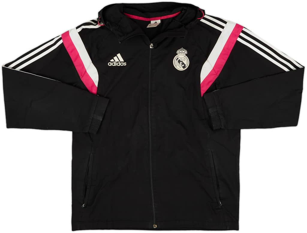 2014-15 Real Madrid adidas Hooded Track Jacket - 6/10 - (L)