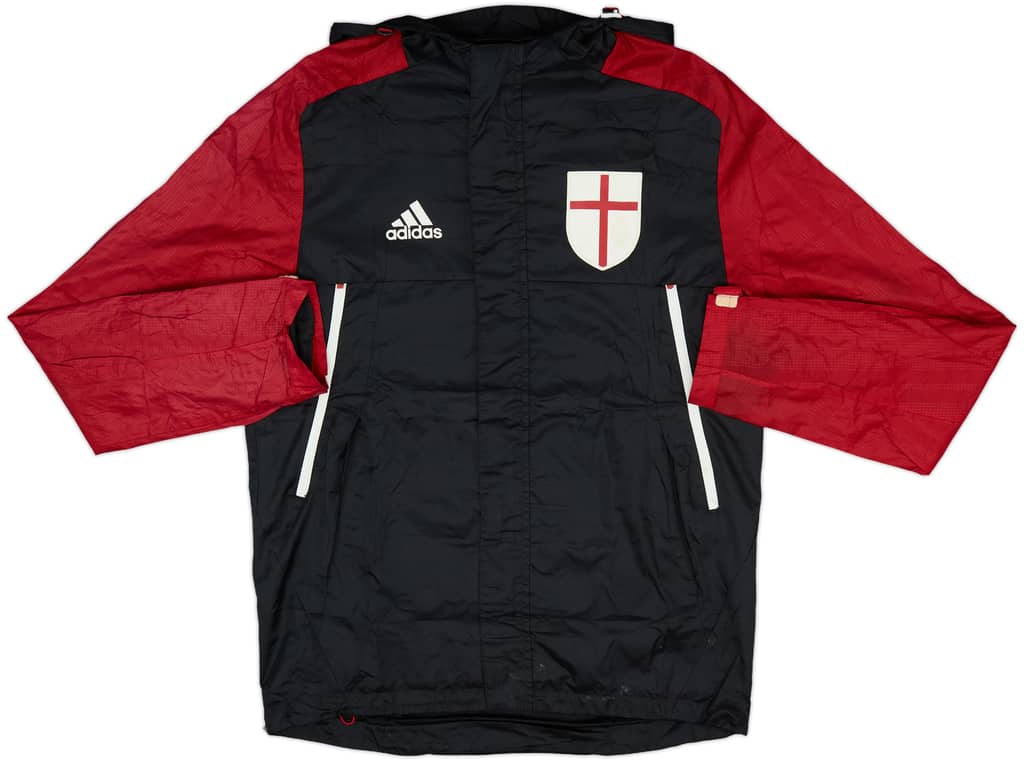 2014-15 AC Milan adidas Hooded Rain Jacket - 6/10 - (S)