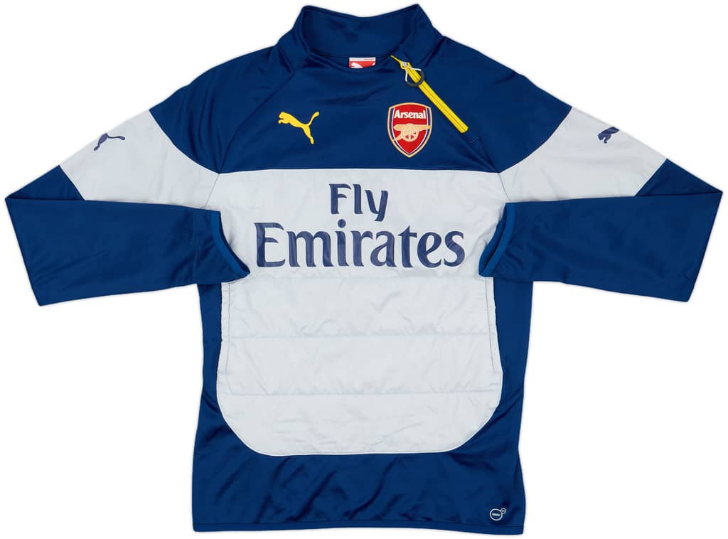 2014-15 Arsenal Puma 1/4 Zip Drill Top - 10/10 - (S)