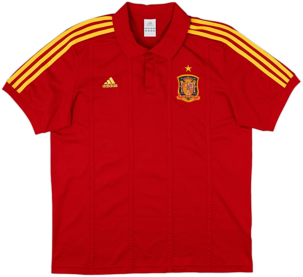 2012-13 Spain adidas Polo Shirt - 9/10 - (L)