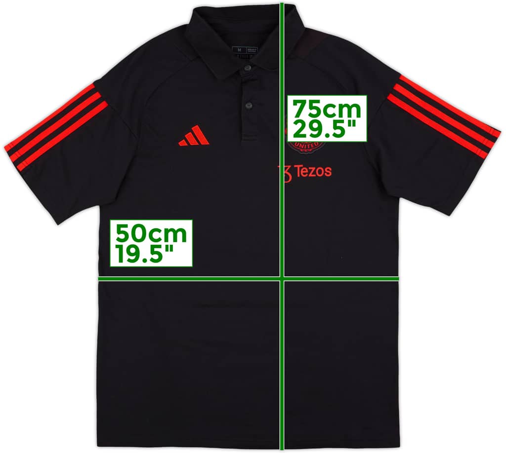 2023-24 Manchester United adidas Polo Shirt - 8/10 - (M)
