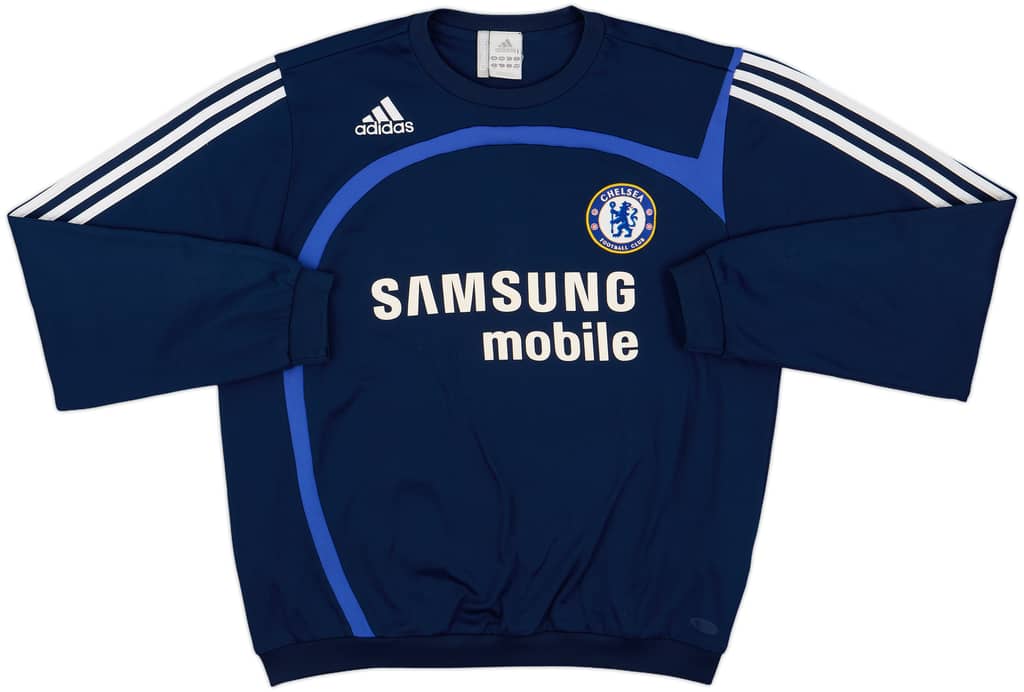 2007-08 Chelsea adidas Sweat Top - 8/10 - (M/L)