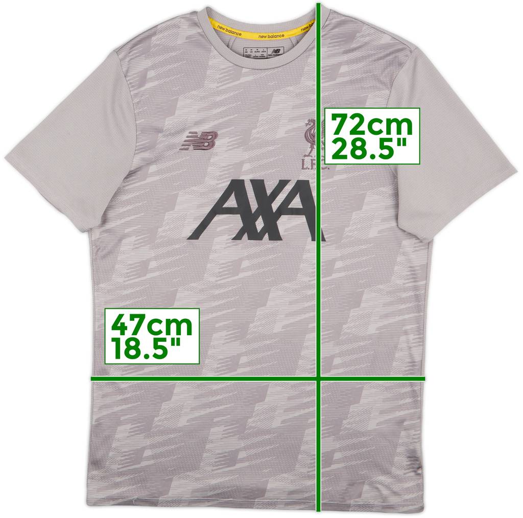 2019-20 Liverpool New Balance Training Shirt - 9/10 - (M)