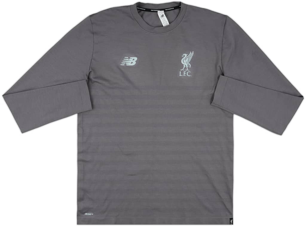 2018-19 Liverpool New Balance DryX Training L/S Shirt - 10/10 - (XL)