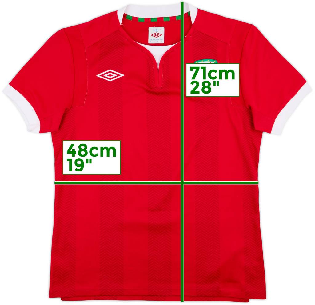 2011-12 Wales Home Shirt - 9/10 - (S)