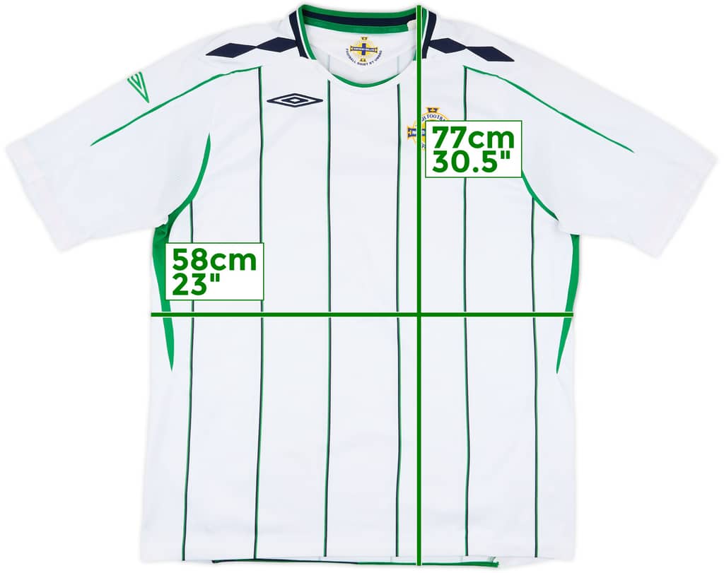 2008-09 Northern Ireland Away Shirt - 8/10 - (XL)