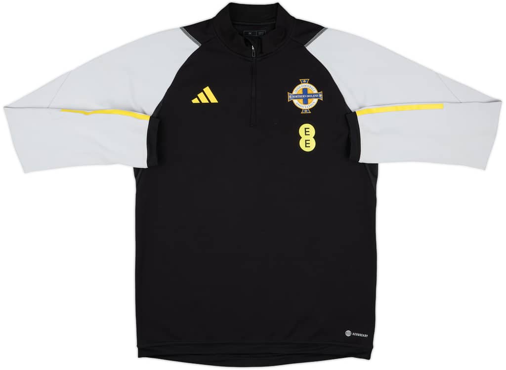2022-23 Northern Ireland adidas 1/4 Zip Sweat Top - 7/10 - (M)