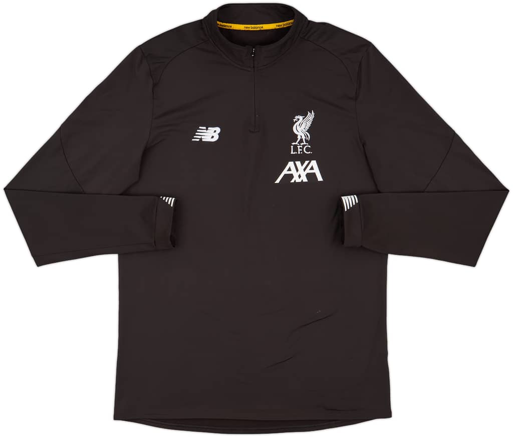 2019-20 Liverpool New Balance 1/4 Zip Drill Top - 8/10 - (L)