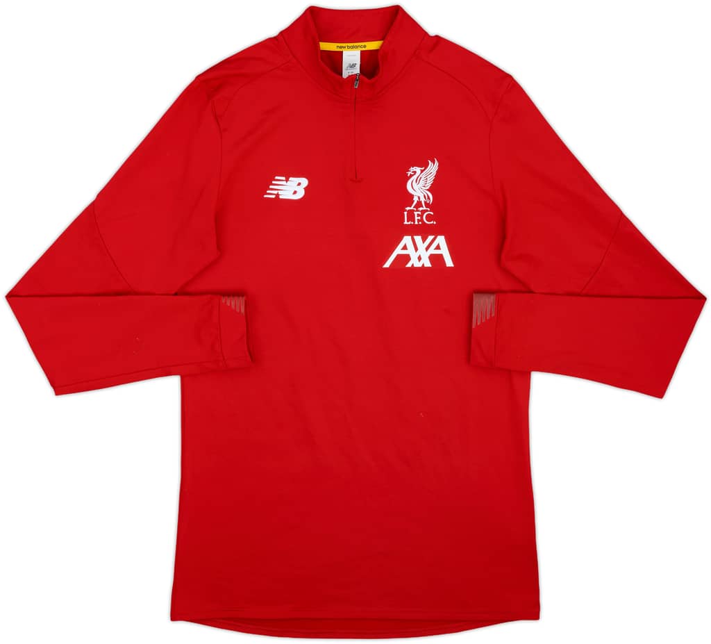 2019-20 Liverpool New Balance 1/4 Zip Training Top - 10/10 - (M)