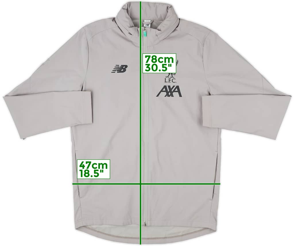 2019-20 Liverpool New Balance Hooded Rain Jacket - 10/10 - (M)