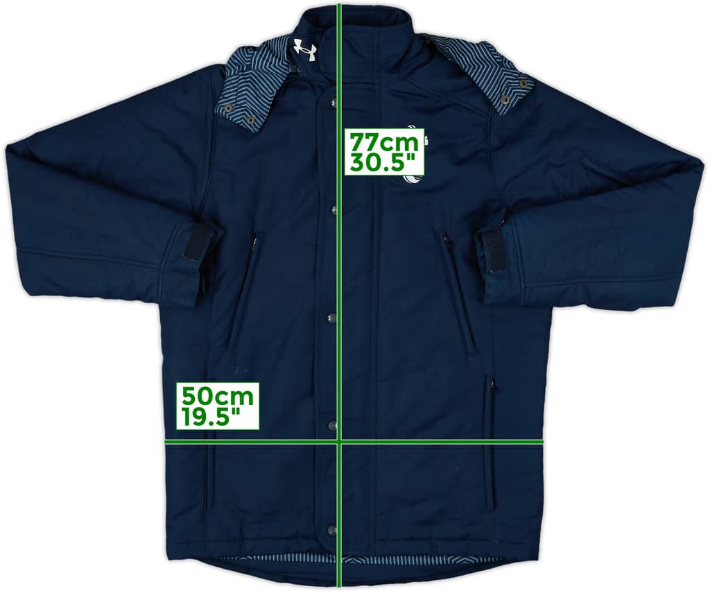 2014-15 Tottenham Under Armour Padded Bench Coat - 8/10 - (S)