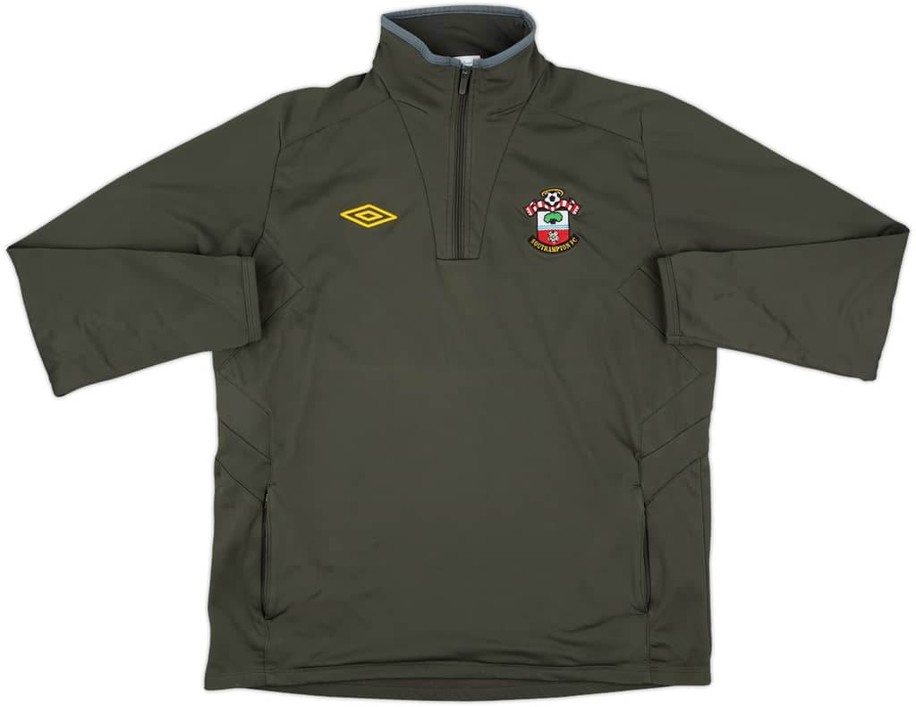 2012-13 Southampton Umbro 1/4 Zip Sweat Top - 9/10 - (XL)