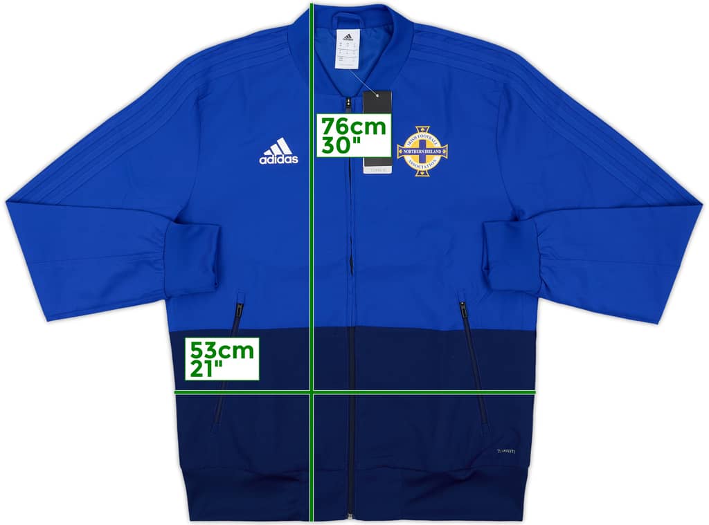 2017-18 Northern Ireland adidas Track Jacket (M)