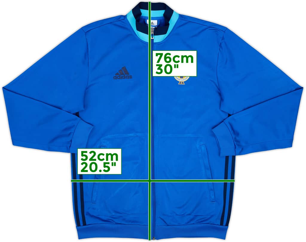 2016-17 Northern Ireland adidas Track Jacket - 10/10 - (M)