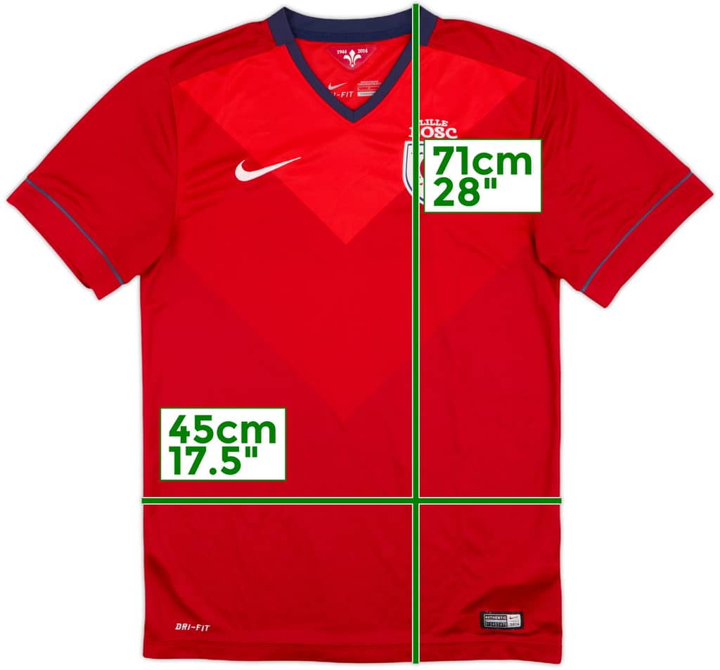 2014-15 Lille Home Shirt - 9/10 - (S)
