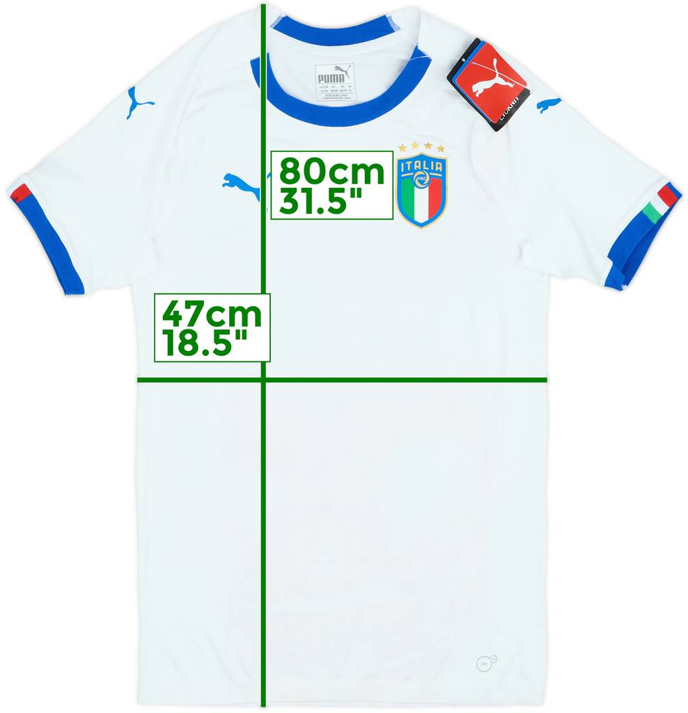 2018-19 Italy Authentic Away Shirt (XL)