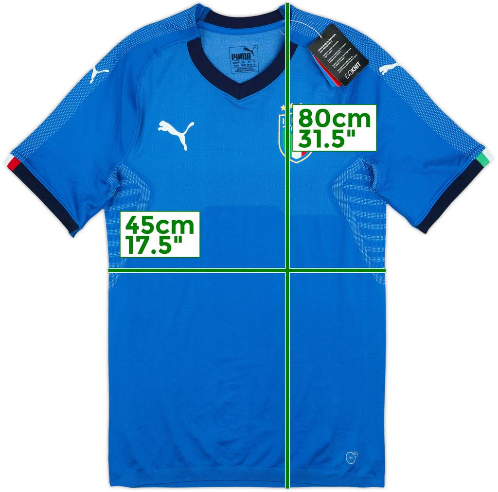 2018-19 Italy Authentic Home Shirt (XL)