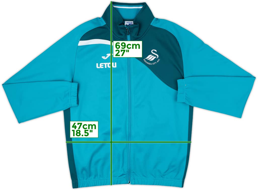 2017-18 Swansea Joma Track Jacket - 8/10 - (L)