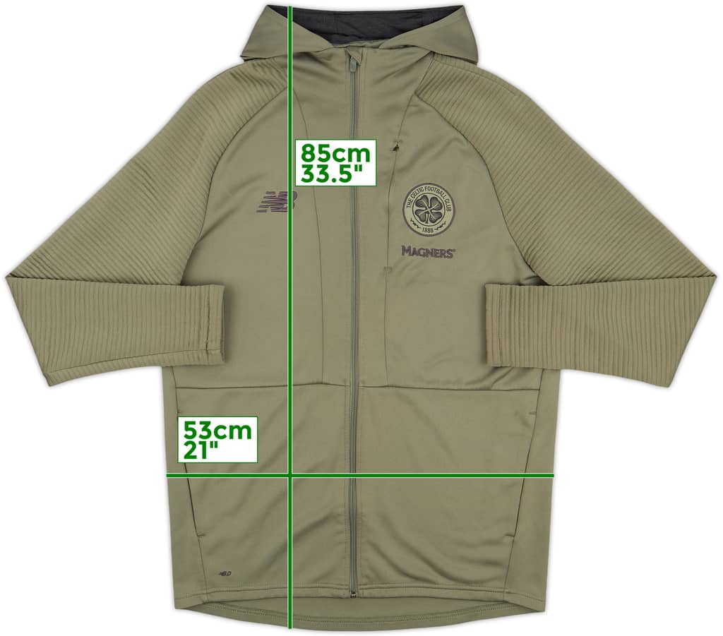 2018-19 Celtic New Balance Track Jacket - 9/10 - (L)