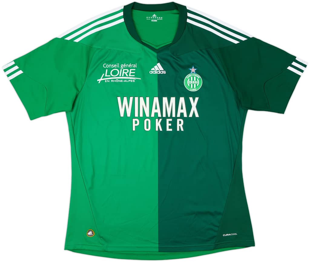 2010-11 Saint Etienne Home Shirt - 10/10 - (XL)