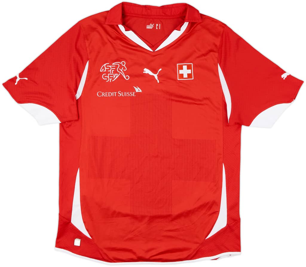 2010-11 Switzerland Home Shirt - 7/10 - (L)