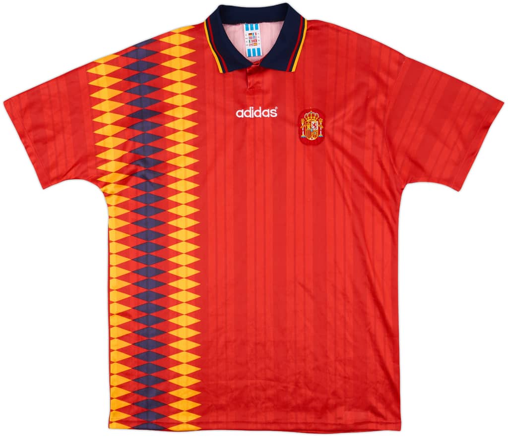 1994-96 Spain Home Shirt - 9/10 - (XL)